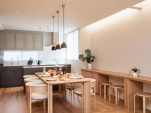 【京都府/京都市中京区中筋通竹屋町上る】京都市中京区中筋通竹屋町上る末丸町　戸建 リビング・ダイニング：家具調度品は価格に含まれません