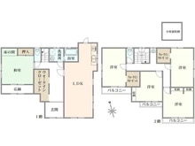 【京都府/長岡京市河陽が丘】長岡京市河陽が丘二丁目 間取り図