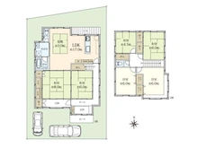 【京都府/京都市左京区上高野上畑町】京都市左京区上高野上畑町　戸建 間取り図