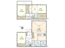 【兵庫県/神戸市垂水区潮見が丘】神戸市垂水区潮見が丘一丁目　中古戸建 間取り図