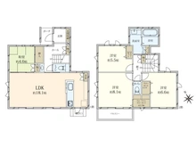 【兵庫県/神戸市垂水区星陵台】プラウドシーズン神戸星陵台　中古戸建 間取り図