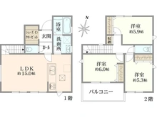 【神奈川県/横浜市旭区四季美台】旭区四季美台　新築戸建 間取り図