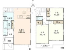 【神奈川県/大和市福田】大和市福田8丁目新築戸建て　B号棟(全4棟) 間取り図