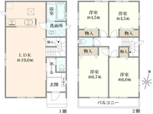 【神奈川県/大和市福田】大和市福田5丁目　新築戸建　J号棟 間取り図