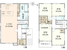 【神奈川県/横浜市戸塚区深谷町】戸塚区深谷町　新築戸建B号棟 間取り図