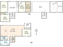 【神奈川県/横浜市泉区緑園】泉区緑園6丁目　中古戸建 間取り図