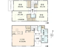 【神奈川県/横浜市旭区南希望が丘】旭区南希望が丘　新築戸建　2号棟 間取り図
