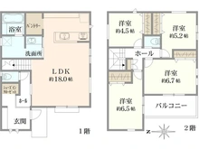 【神奈川県/横浜市旭区今宿東町】旭区今宿東町　新築戸建A号棟 間取り図