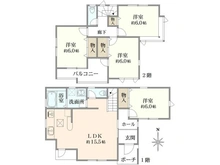 【神奈川県/横浜市旭区南本宿町】旭区南本宿町　中古戸建 間取り図