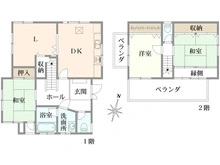 【神奈川県/横浜市保土ケ谷区新井町】保土ケ谷区新井町　戸建 間取り図