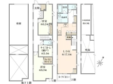 【東京都/目黒区東が丘】目黒区東が丘2丁目　中古戸建 間取り図
