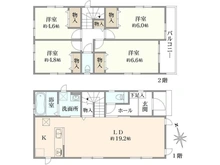 【神奈川県/横浜市瀬谷区二ツ橋町】瀬谷区二ツ橋町　新築戸建　A号棟 間取り図
