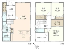 【兵庫県/伊丹市野間】伊丹市野間八丁目 戸建て 間取り図
