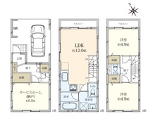 【東京都/江戸川区平井】江戸川区平井1丁目　中古戸建 間取り図