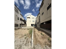 【大阪府/大阪市住吉区墨江】大阪市住吉区墨江1期2号棟 現地（建築前）：全2棟/右側旗竿地