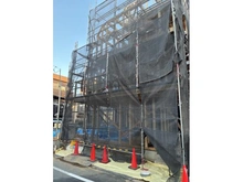 【千葉県/市川市市川南】市川市市川南二丁目　新築戸建　A号棟 建築中の外観：全2棟