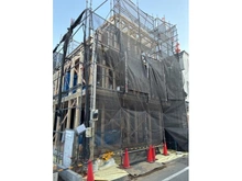 【千葉県/市川市市川南】市川市市川南二丁目　新築戸建　B号棟 建築中の外観：全2棟