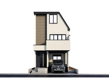 【千葉県/市川市塩焼】市川市塩焼二丁目　新築戸建 完成予想図：図面を基に描き起したもので、実際とは多少異なる場合があります。