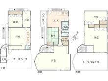 【千葉県/千葉市稲毛区宮野木町】千葉市稲毛区宮野木町　中古戸建 間取り図
