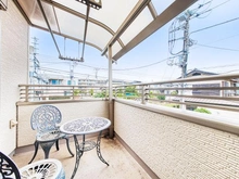 【千葉県/千葉市稲毛区黒砂】千葉市稲毛区黒砂四丁目　中古戸建 バルコニー