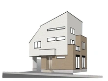 【千葉県/船橋市藤原】船橋市藤原一丁目　新築戸建　A号棟 完成予想図：図面を基に描き起したもので、実際とは多少異なる場合があります。
