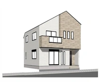 【千葉県/船橋市藤原】船橋市藤原一丁目　新築戸建　B号棟 完成予想図：図面を基に描き起したもので、実際とは多少異なる場合があります。