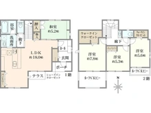 【埼玉県/川越市東田町】川越市東田町　中古戸建 間取り図