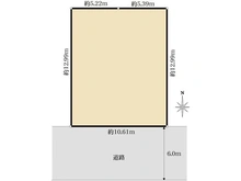 【埼玉県/川越市東田町】川越市東田町　中古戸建 区画図
