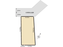 【東京都/東村山市青葉町】東村山市青葉町3丁目　中古戸建 区画図