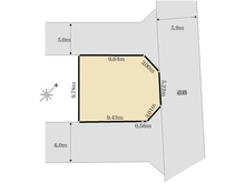 【埼玉県/入間市東町】入間市東町6丁目　中古戸建 区画図
