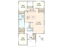 【埼玉県/狭山市大字水野】狭山市水野　中古戸建 間取り図
