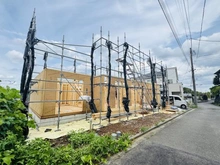 【埼玉県/所沢市大字上山口】所沢市大字上山口　新築戸建 建築中の外観