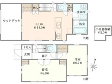 【東京都/杉並区善福寺】杉並区善福寺一丁目　中古戸建 間取り図