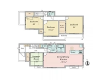 【千葉県/松戸市秋山】松戸市秋山　中古戸建 間取り図