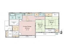 【千葉県/流山市江戸川台東】流山市江戸川台東2丁目　中古戸建 間取り図