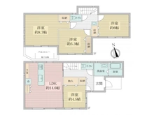 【千葉県/市川市柏井町】市川市柏井町1丁目中古戸建 間取り図