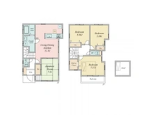 【東京都/国立市谷保】国立市谷保中古戸建 間取り図