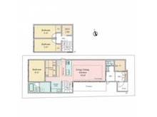 【東京都/江戸川区東葛西】江戸川区東葛西5丁目 中古一戸建て 間取り図