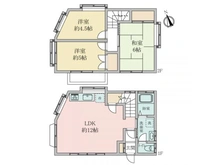 【神奈川県/横浜市鶴見区東寺尾】横浜市鶴見区東寺尾4丁目 間取り図
