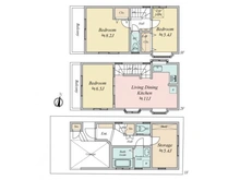 【神奈川県/川崎市川崎区浜町】川崎市川崎区浜町1丁目中古戸建 間取り図