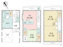【大阪府/枚方市津田南町】枚方市津田南町1丁目中古戸建 間取り図