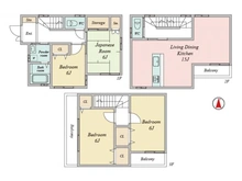 【大阪府/豊中市西緑丘】豊中市西緑丘3丁目中古戸建 間取り図