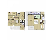 【大阪府/豊中市東豊中町】豊中市東豊中町3丁目中古戸建 間取り図