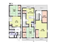 【大阪府/大阪市住吉区住吉】大阪市住吉区住吉2丁目中古戸建 間取り図