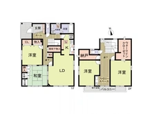 【愛知県/名古屋市中村区烏森町】名古屋市中村区烏森町8丁目中古戸建 間取り図