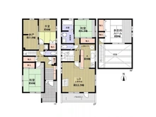 【愛知県/名古屋市北区元志賀町】名古屋市北区元志賀町1丁目 中古一戸建て 間取り図