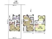 【愛知県/名古屋市天白区池場】名古屋市天白区池場3丁目中古戸建 間取り図