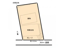 【京都府/京都市北区紫野北舟岡町】京都市北区紫野北舟岡町中古戸建 地形図