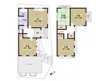 【京都府/京都市伏見区桃山町遠山】京都市伏見区桃山町遠山中古戸建 間取り図