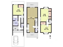 【京都府/京都市中京区聚楽廻中町】京都市中京区聚楽廻中町中古戸建 間取り図